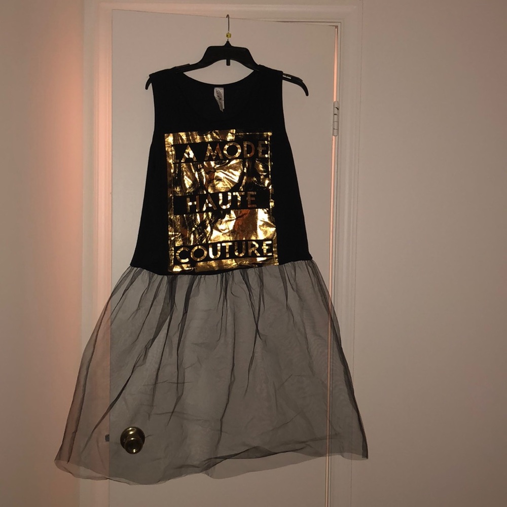 Tulle tank top